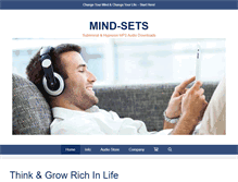 Tablet Screenshot of mind-sets.com